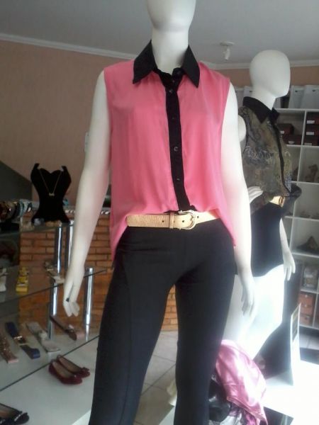 Camisa viscosi+legue cotton jeans+cinto couro